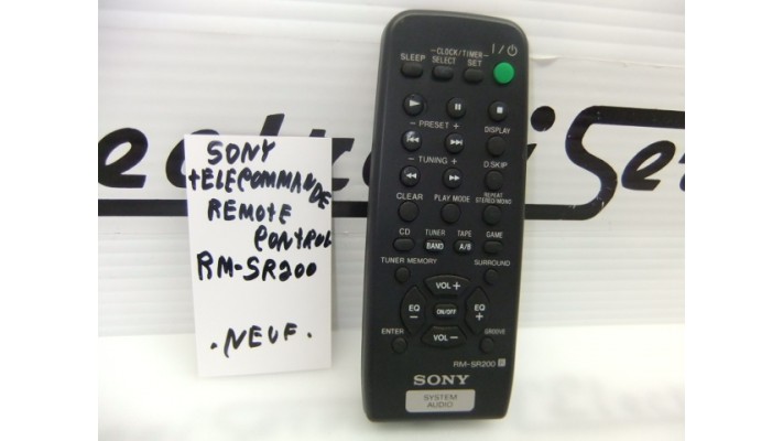 Sony RM-SR200 remote control.